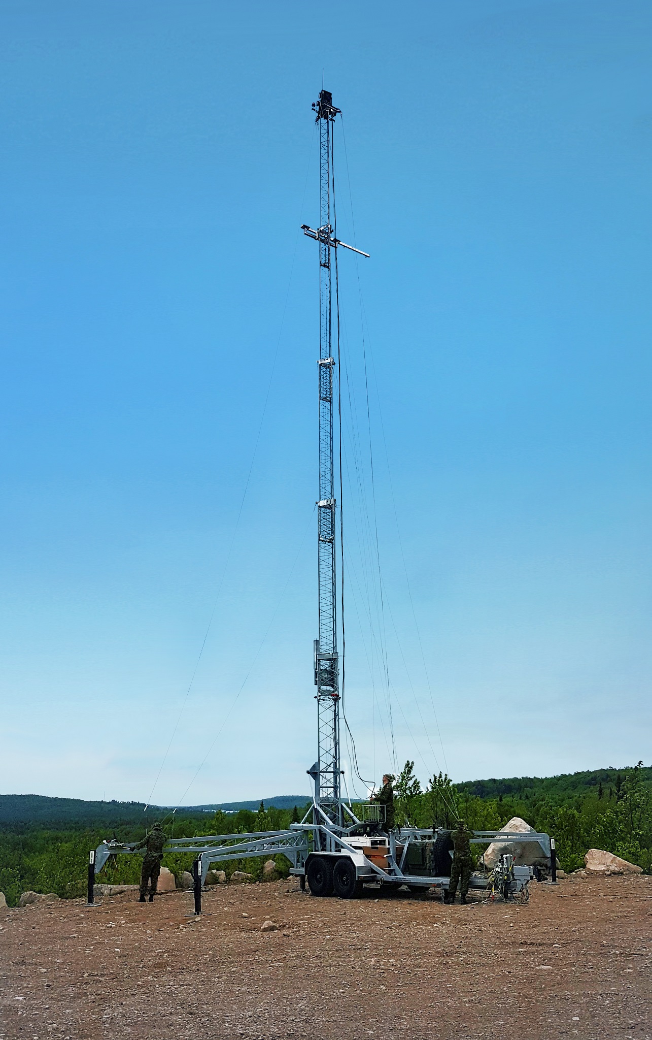 Rheinmetall Canada PSA Tower being deployed