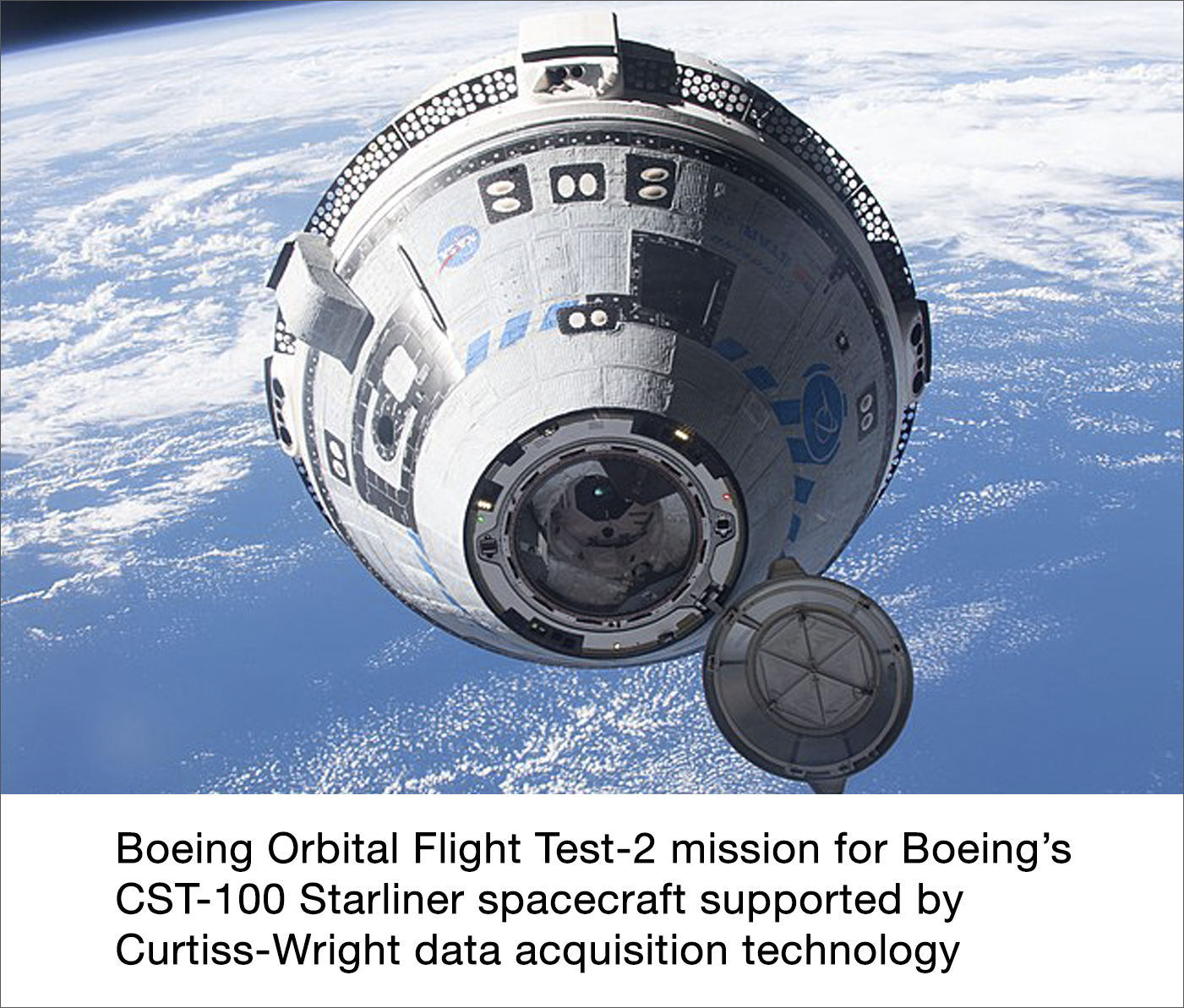 BOEING ORBITAL FLIGHT TEST-2 MISSION FOR BOEING’S CST-100 STARLINER SPACECRAFT SUPPORTED BY CURTISS-WRIGHT DATA ACQUISITION TECHNOLOGY